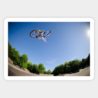 High BMX jump Sticker